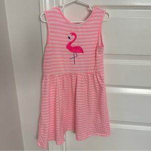 Flamingo Summer Tank Dress